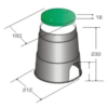 CAJA PARA VALVULA CIRCULAR MINI - Imagen 2
