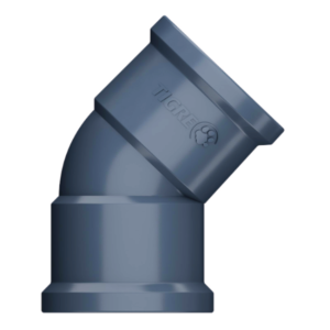 CODO PVC GRIS 45° HH – TIGRE